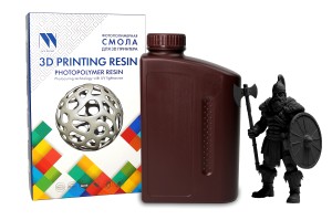 Фотополимерная смола NVPRINT Toughness Resin Black для 3D печати 1 кг (бут)