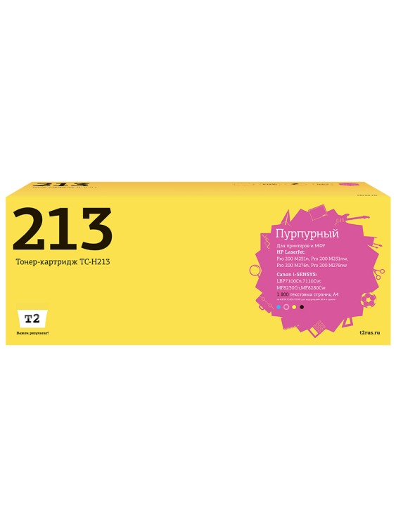 TC-H213 Картридж T2 для HP LJ Pro 200 M251n/MFP M276n/276nw (1800 стр.) пурпурный, с чипом
