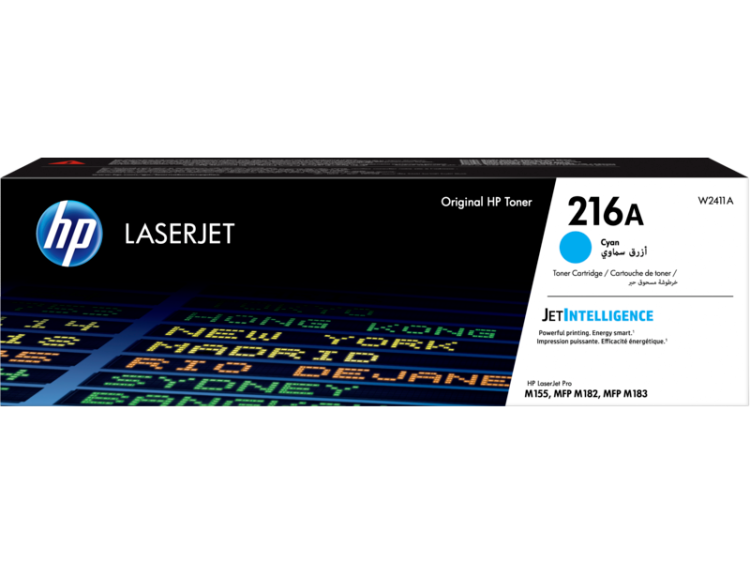 Картридж лазерный HP 216A для HP MFP M182/ M183, 0,85К (О) голубой W2411A