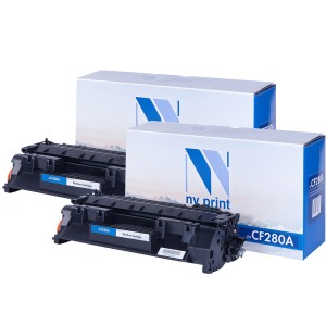 Картридж NVP совместимый NV-CF280A-SET2 для HP LaserJet Pro 400 MFP M425dn/ 400 MFP M425dw/ 400 M401dne/ 400 M401a/ 400 M401d/ 400 M401dn/ 400 M401dw (2700k) (2 шт)