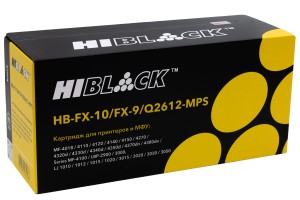 Картридж Hi-Black (HB-FX-10/9/Q2612-MPS) для Canon i-SENSYS MF-4018/4120/4140/4150/4270, 6K