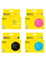 IC-H950XL/951XL_MP Комплект картриджей T2 для HP Officejet Pro 8100/8600/251dw/276dw: черный, голубой, пурпурный, желтый