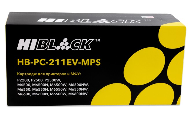 Картридж Hi-Black (HB-PC-211EV-MPS) для Pantum P2200/P2207/P2507/P2500W/M6500/6550/6607, 6К