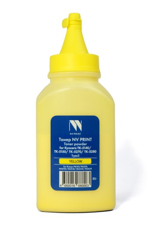 Тонер NVP для Kyocera ТК-5140/ТК-5150/ТК-5270/ТК-5280 Type2 (85г) Yellow совместимый