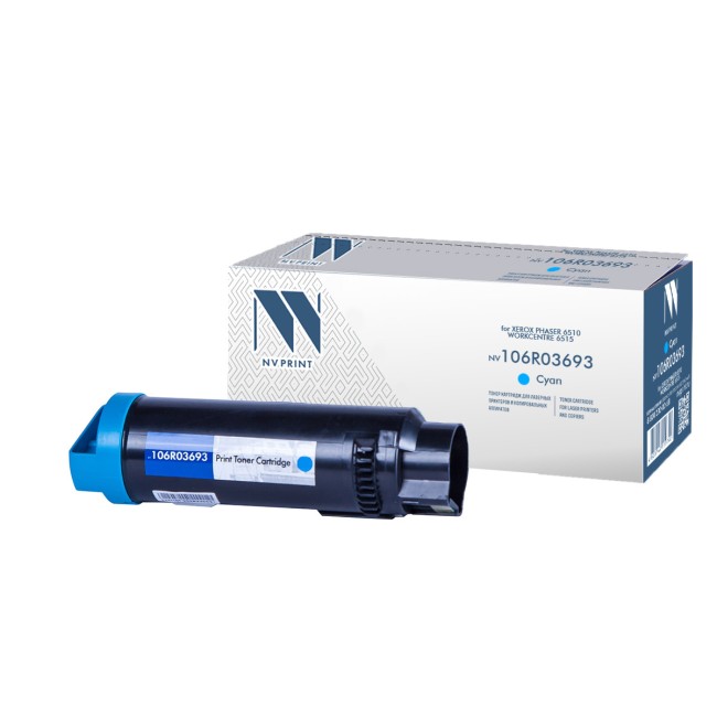 Картридж NVP совместимый NV-106R03693 Cyan для Xerox Phaser 6510/WorkCentre 6515 (4300k)