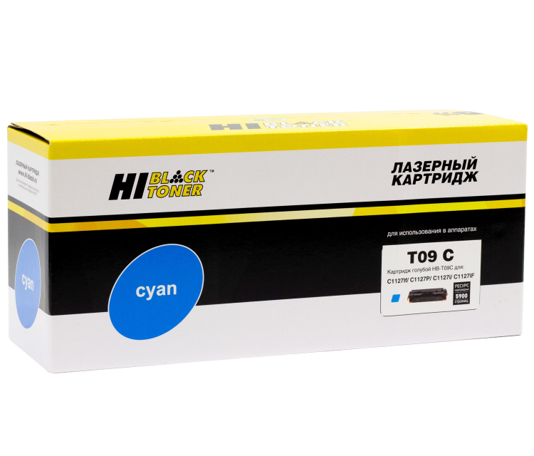 Картридж Hi-Black (HB-T09 C) для Canon Color imageCLASS X LBP1127C/MF1127C, C, 5,9K без чипа