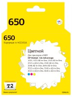 IC-HCZ102A Картридж T2 №650 для HP Deskjet Ink Advantage 1015/1515/2515/2545/3515/4515/4615, цветной