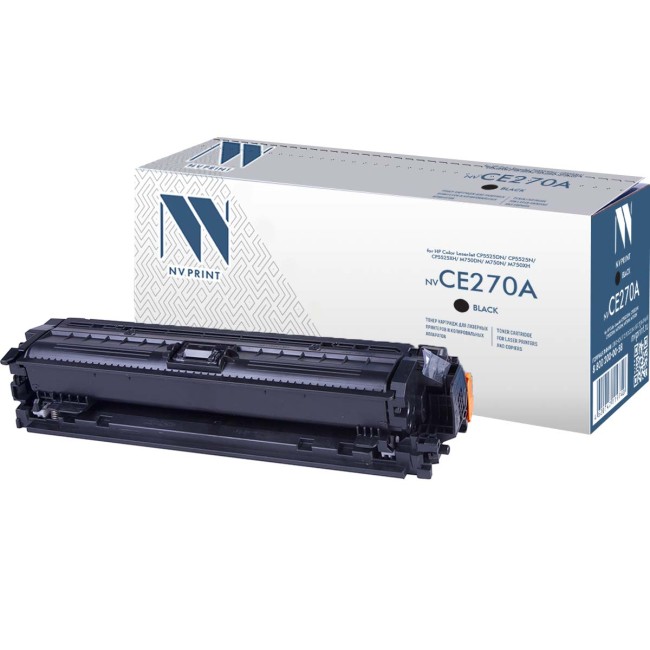 Картридж NVP совместимый NV-CE270A Black для HP Color LaserJet CP5525dn/ CP5525n/ CP5525xh/ M750dn/ M750n/ M750xh (13500k)