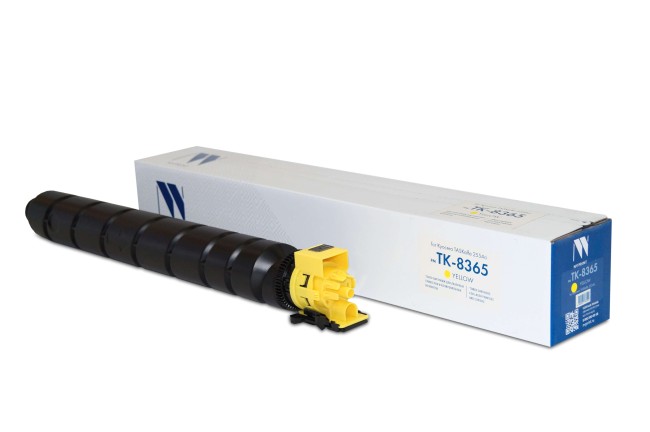 Тонер-картридж NVP совместимый NV-TK-8365 Yellow для Kyocera TASKalfa 2554ci (12000k)