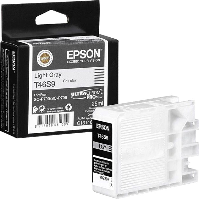 Картридж Singlepack LightGray T46S9 UltraChromePro10 ink 25ml