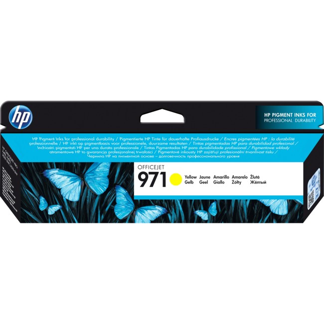 Картридж HP 971 Yellow Ink Cartridge