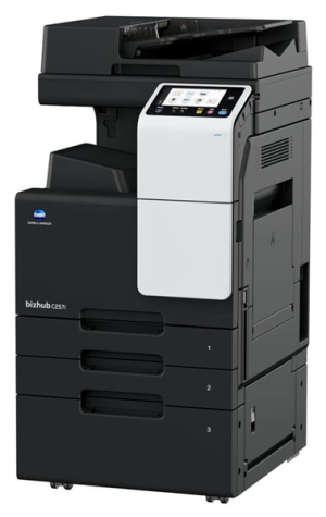 Konica Minolta bizhub C257i (МФУ, A3, 25 ppm, без крышки и ADF, без тумбы, без картриджей, без кабеля питания, запуск только инженером платно)