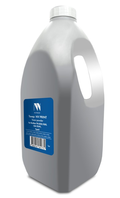 Тонер NVP для Brother TN820/850 Type2 (1кг, Comet) OEM&Compatible (TN-3430, TN-3480, TN-3512, TN-3520)  для HL-L5000, L5100, L5200, L6250, L6300, L6400; DCP-L5500, L6600; MFC-L5700, L5750, L6800, L6900 совместимый