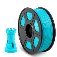 Филамент NVPRINT ABS Cyan для 3D печати диаметр 1.75мм длина 330 метров масса 1 кг