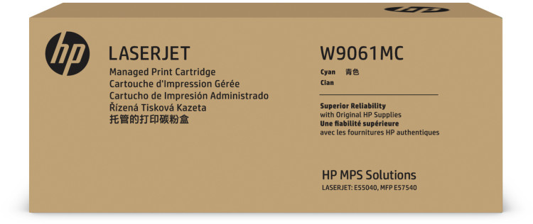 MPS A4 Тонер картридж HP для Managed CLJ E57540/M577/M553/E55040dw, голубой (12 200 стр.)