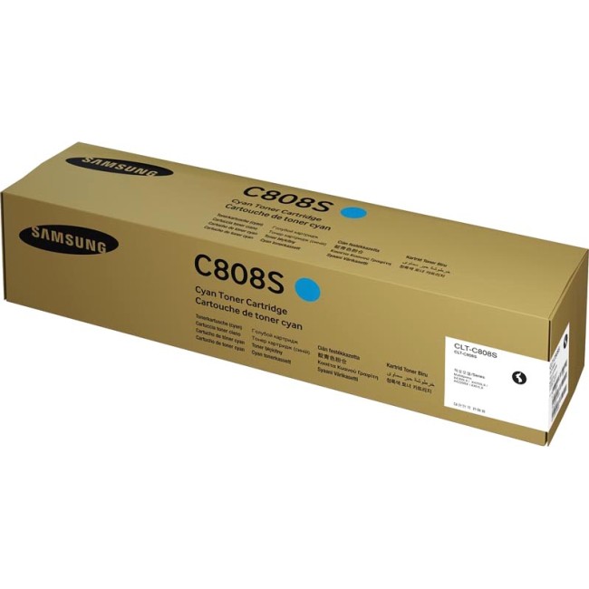 Тонер-картридж Samsung CLT-C808S Cyan Toner Cartridge