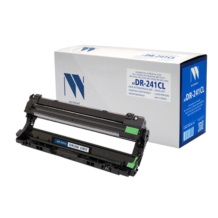 Блок фотобарабана NVP совместимый NV-DR-241CL CMYK для Brother HL-3140CW/HL-3150/HL-3170CDW /DCP-9020CDW/MFC-9130/MFC-9140 /MFC-9320/MFC-9330CDW/MFC-9340 (15000k)