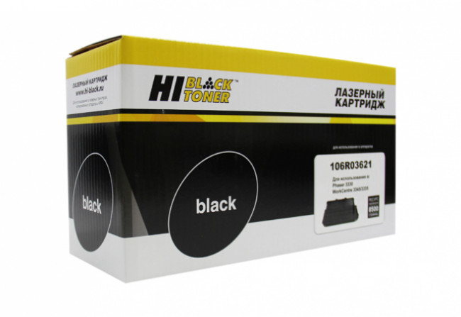 Тонер-картридж Hi-Black (HB-106R03621) для Xerox Phaser 3330/WC 3335/3345, 8,5K Тонер-картридж Hi-Black (HB-106R03621) для Xerox Phaser 3330/WC 3335/3345, 8,5K