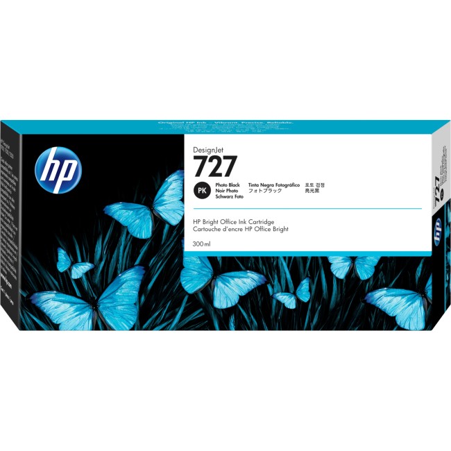 Картридж 727 для HP DJ T920/T1500, 300ml (O) Photoblack F9J79A