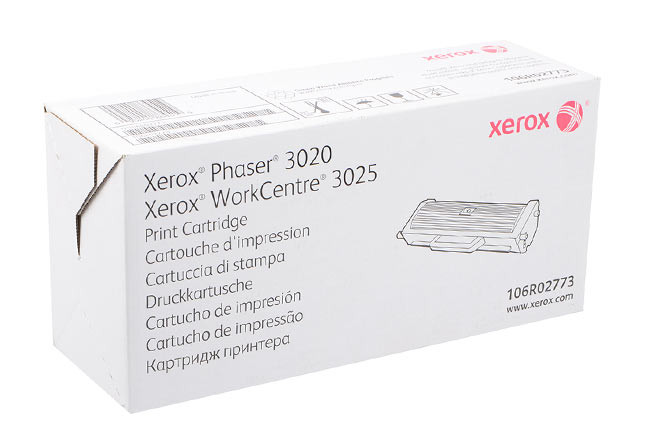 Тонер-картридж Xerox Phaser 3020/WC 3025 (106R02773), Bk, 1,5K, (О)
