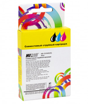 Картридж Hi-Black (HB-51645AE) для HP DJ 850C/970C/1600C, №45, Bk