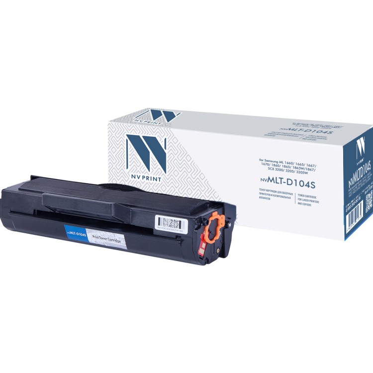 Картридж NVP совместимый NV-MLT-D104S для Samsung ML 1660/ 1665/ 1667/ 1670/ 1860/ 1865/ 1865W/ 1867/ SCX 3200/ 3205/ 3205W (1500k)