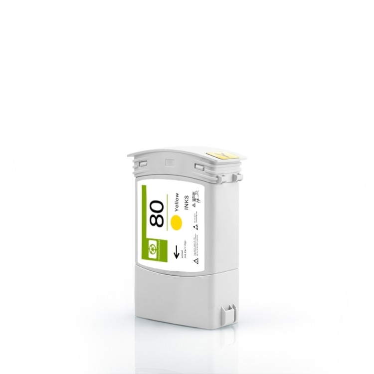 Струйный картридж NV Print 80 (NV-C4848A) Yellow для HP DesignJet 1050c, 1055cm (400 мл) совместимый