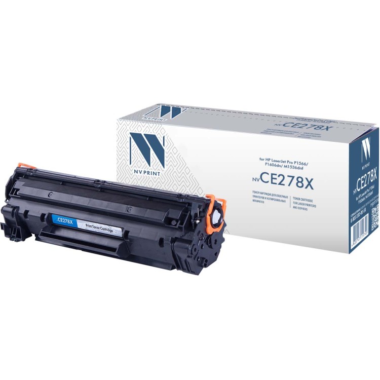 Картридж NVP совместимый NV-CE278X для HP LaserJet Pro P1566/ P1606dn/ M1536dnf (2300k)