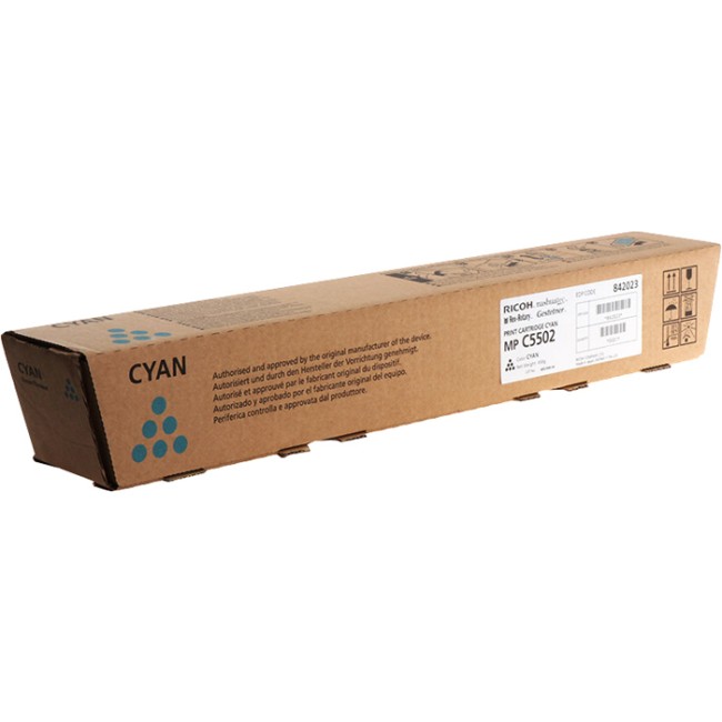 MP C5502E Тонер-картридж голубой/ MP C5502E Print cartridge Cyan
