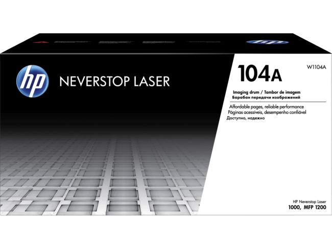Барабан 104A для HP Neverstop Laser 1000a/w/1200a/w, 20К W1104A (внутри тонер на 5К)