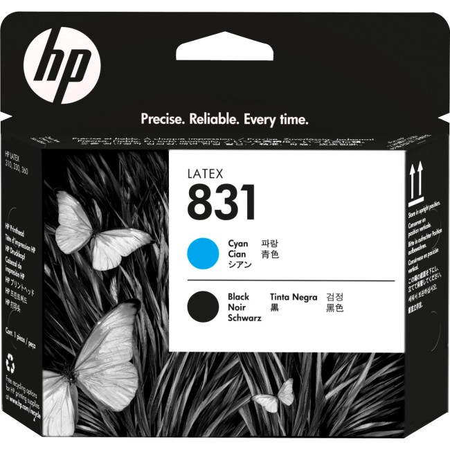 Печатающая головка HP 831 Cyan / Black  Latex Printhead