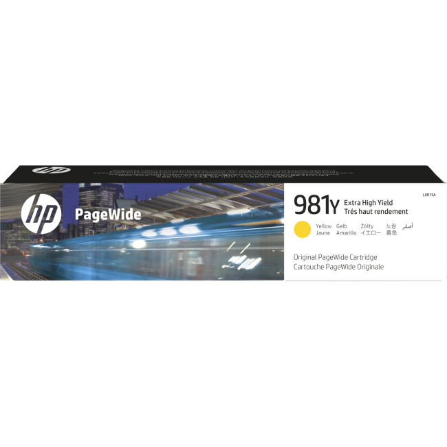 Cartridge HP 981Y для PageWide 556/586/E58650, желтый (16 000 стр.)