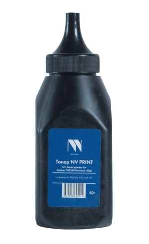 Тонер NVP для Brother TN2240 Premium (TN-1075, 2090, 2235, 2275, 2335, 2375) (50г) для  HL-1110, 1112, 1210WR, 1212WR, 2132, 2240, 2250, 2270; HL-L2300, L2340, L2360, L2365, L2380; DCP-1510R, 1512R, 1610WR, 1612WR, 7057, 7060, 7065,  7070; DCP-L2500, L252