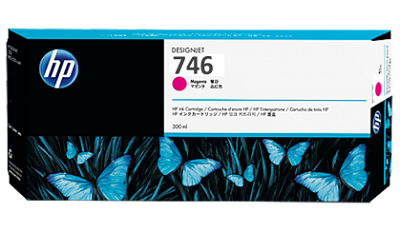 Картридж Cartridge HP 746 для DesignJet Z6/Z9+ series, пурпурный (300мл)
