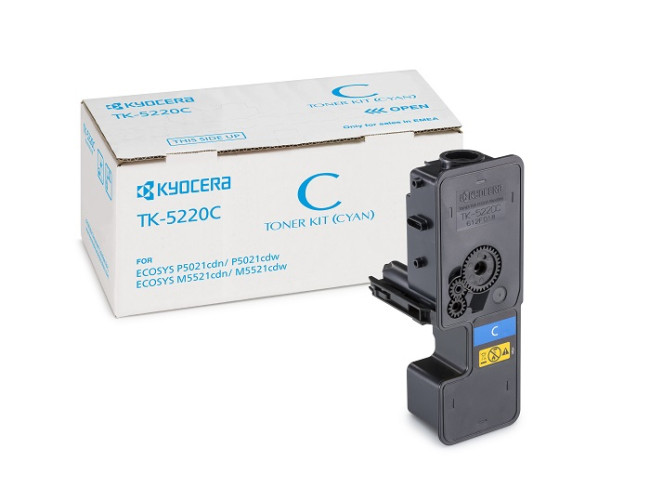 Kyocera Тонер-картридж TK-5220C для P5021cdn/P5021cdw/M5521cdn/M5521cdw голубой (1200 стр.)