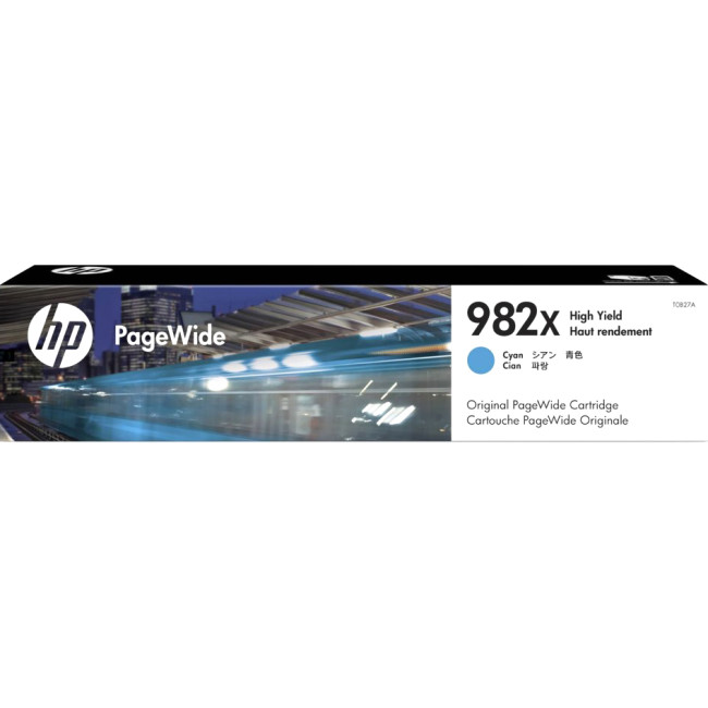 Cartridge HP 982X для PageWide Enterprise 780/785/765, голубой (16 000 стр.)
