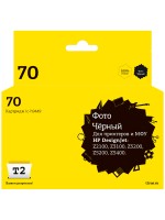 Картридж T2 IC-H9449 № 70 для HP Designjet Z2100/Z3100/Z3200/Z5200/Z5400, черный фото, с чипом, пигментный
