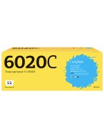 TC-X6020C Тонер-картридж T2 для Xerox Phaser 6020/6022/WorkCentre 6025/6027 (1000 стр.) голубой, с чипом 106R02760