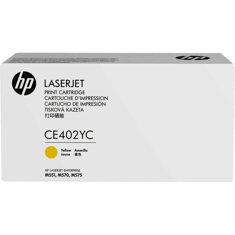 Тонер-картридж HP 507Y Yellow Opt Contr LJ Toner Crtg