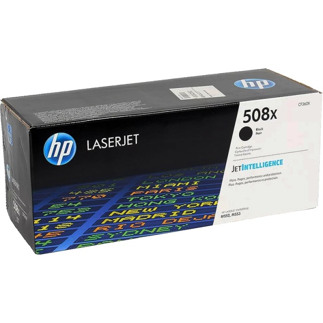 Тонер-картридж HP 508X High Yield Black Original LaserJet Toner Cartridge
