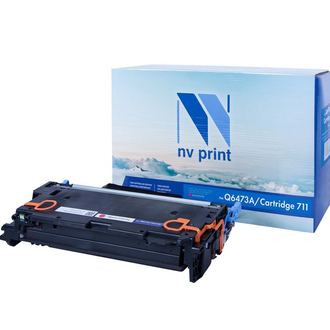 Картридж NVP совместимый NV-Q6473A/NV-711 Magenta универсальные для HP/Canon Color LaserJet 3600/ 3600dn/ 3600n/ LBP 5300 i-Sensys/ 5360/ MF 8450/ 9130/ 9170/ 9220/ 9220Cdn/ 9280/ 9280Cdn (4000k)