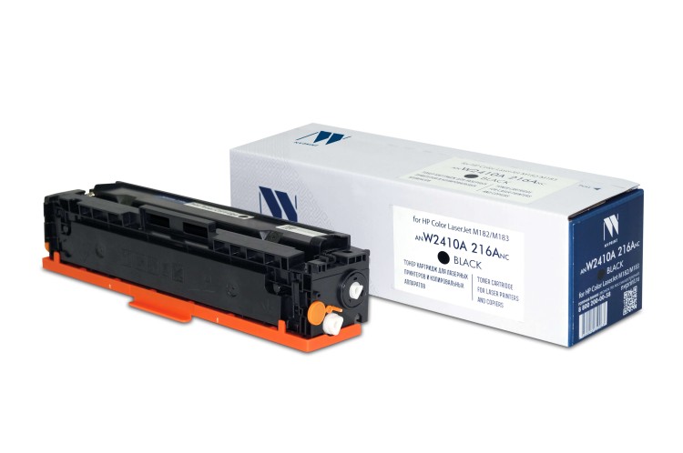 Картридж NVP совместимый NV-W2410A 216A Black (БЕЗ ЧИПА) для HP Color LaserJet M182/M183 (1050k)