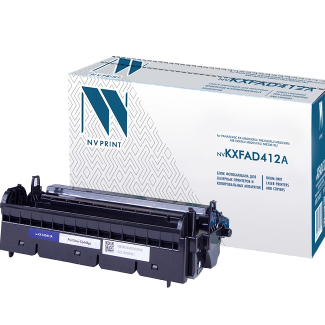 Блок фотобарабана NVP совместимый NV-KX-FAD412A для Panasonic KX-MB2000RU/ MB2020RU/ MB2030RU/ MB1900RU/ MB2051RU/ MB2061RU (6000k)