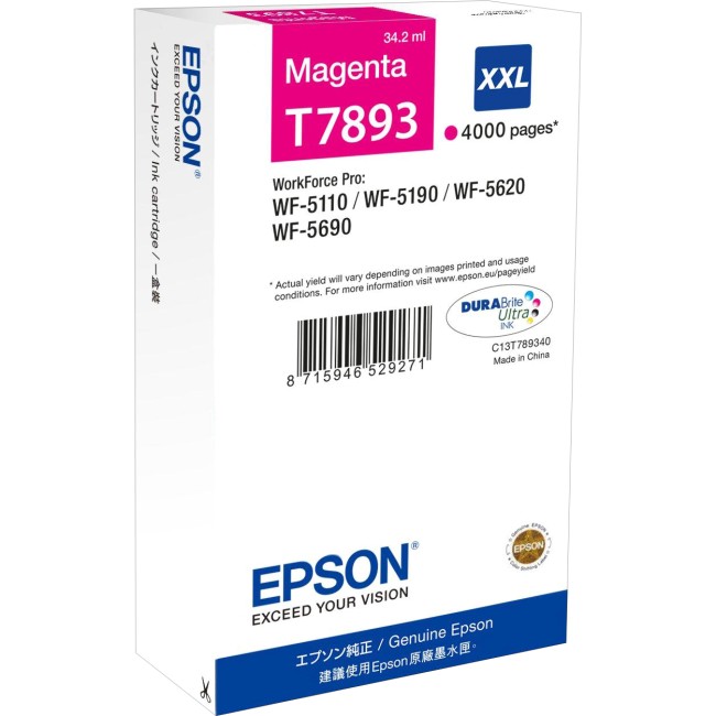 Картридж Epson WF-5xxx Series Ink Cartridge XXL Magenta