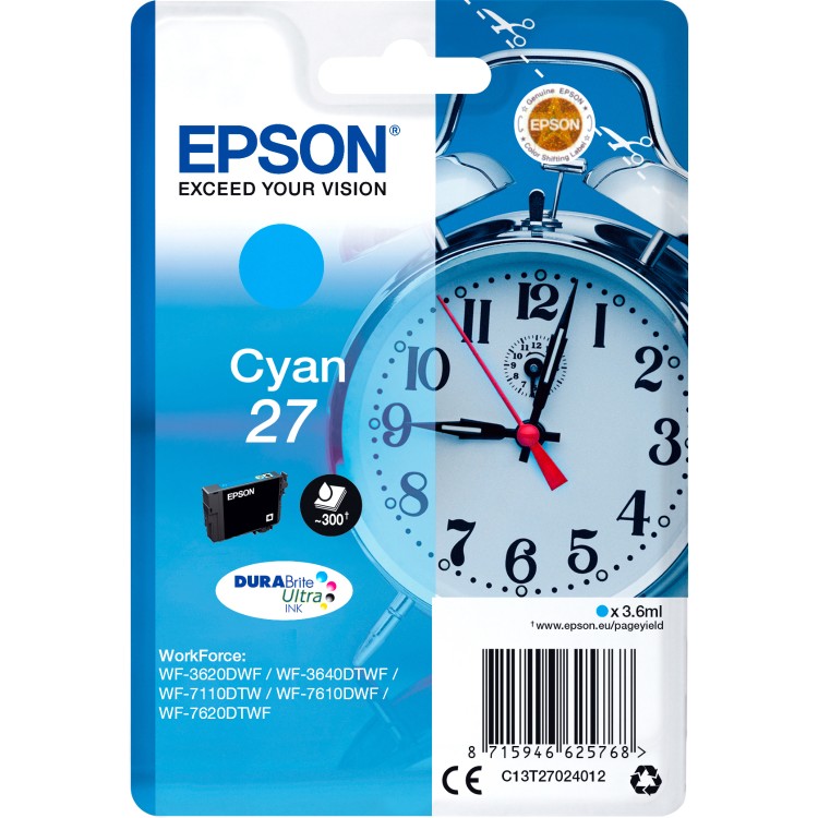 Картридж Epson I/C Cyan WF7110/7610/7620