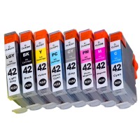 Набор струйных картриджей NV Print для Canon CLI-42 (NV-6384B010) 8 цветов для Canon Pixma PRO-100, 100S совместимый