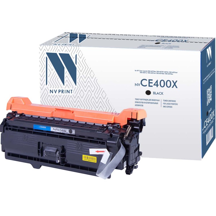 Картридж NVP совместимый NV-CE400X Black для HP Color LaserJet 500 M575dn/ 500 M575f/ M575c/ 500 M551dn/ 500 M551n/ 500 M551xh/ 500 M570dn/ 500 M570dw (11000k)