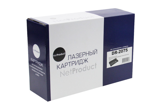 Драм-юнит NetProduct (N-DR-2075) для Brother HL-2030/2040/2070/ DCP-7010/7420/7820, 12K