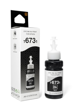 Чернила NVP T6731 (NV-C13T67314A) для аппаратов Epson (70 ml) Black (в коробке) совместимые