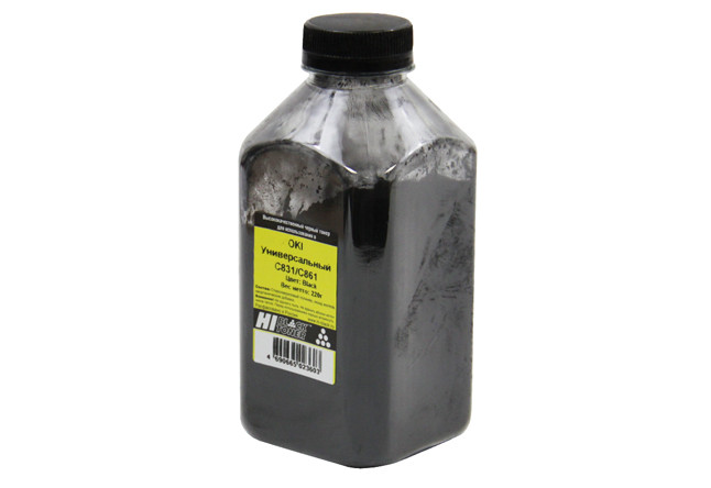 Тонер Hi-Black Универсальный для Oki С831/C861, Bk, 220 г, банка